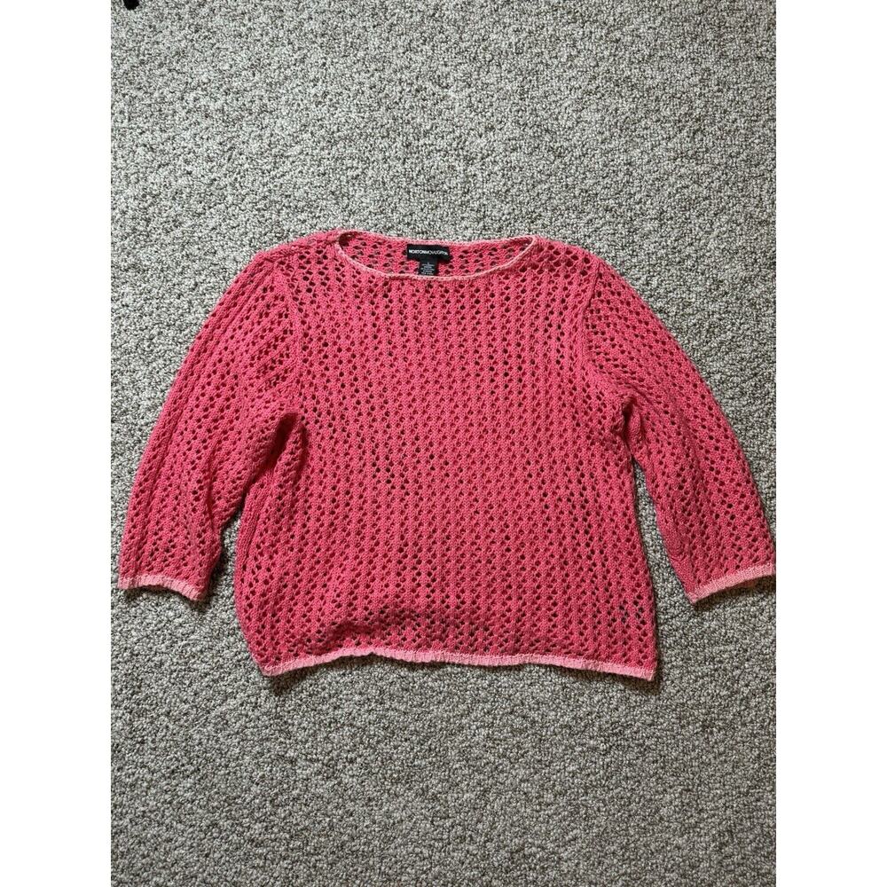 Nortonmcnaghton Pink Knitted Sweater Women’s Size Large